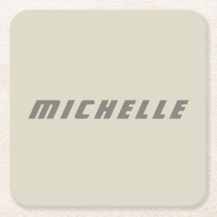 Minimalistisch professionele moderne natuurkunde kartonnen onderzetters