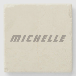 Minimalistisch professionele moderne natuurkunde stenen onderzetter