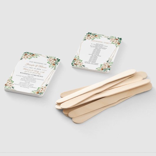 Minimalistisch programma Eucalyptus & Cotton voor  Handwaaier (Niet-gemonteerd)