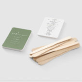 Minimalistisch programma voor groen weddenschap bi handwaaier (Niet-gemonteerd)