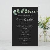 Minimalistisch programma voor zwarte eucalyptus-br (Staand voorkant)