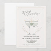 Minimalistisch Proost Kerstfeest Kaart (Voorkant / Achterkant)