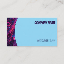 Minimalistisch QR blauw paarse blauw Visitekaartje