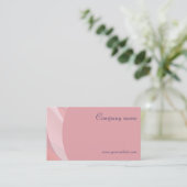 Minimalistisch QR code pastel terracotta Visitekaa Visitekaartje (Staand voorkant)