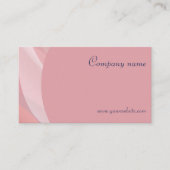 Minimalistisch QR code pastel terracotta Visitekaa Visitekaartje (Voorkant)