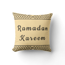 Minimalistisch Ramadan Kareem kussen