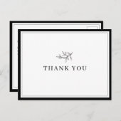 Minimalistisch randafvoerkanaal dankzij briefkaart (Voorkant / Achterkant)