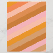 Minimalistisch recept pagina Letter-formaat kleurr (Achterkant)