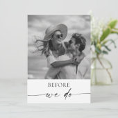 Minimalistisch repetitie diner de avond ervoor kaart (Staand voorkant)