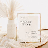 Minimalistisch repetitief Welkomstteken Poster bin