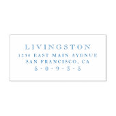 Minimalistisch  retouradres stijlfamilie  zelfinktende stempel (Design)