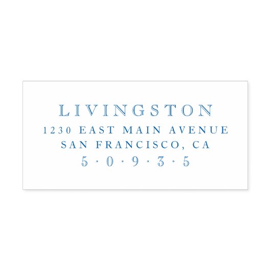 Minimalistisch  retouradres stijlfamilie  zelfinktende stempel (Design)