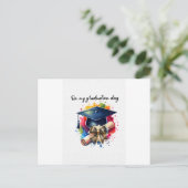  minimalistisch retro Afstuderen ontwerp - pers Briefkaart (Staand voorkant)