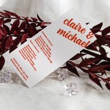 Minimalistisch retro eenvoudig modern huwelijkspro