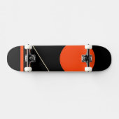Minimalistisch retro grafisch ontwerp persoonlijk skateboard (Horizontaal)