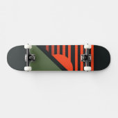 Minimalistisch retro grafisch ontwerp persoonlijk skateboard (Horizontaal)