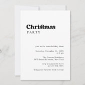 Minimalistisch retro kerstfeest kaart (Voorkant)