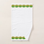 Minimalistisch retro patroon  bad handdoek (Handdoek)