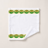 Minimalistisch retro patroon  bad handdoek (Wasdoekje)