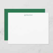 Minimalistisch retro Type Custom Kelly Green