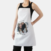  minimalistisch retro-vriendschapsfotoontwerp schort (Insitu)