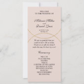 Minimalistisch Rings Trouwprogramma (Voorkant)