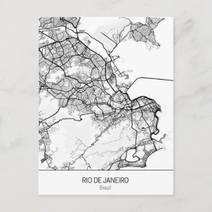 Minimalistisch Rio de Janeiro Brazilië Briefkaart