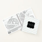 Minimalistisch roestbakboek notitieboek (Binnen)