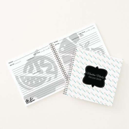 Minimalistisch roestbakboek notitieboek (Binnen)