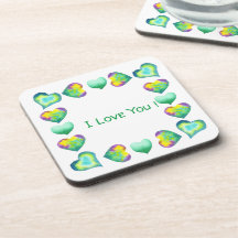 Minimalistisch romanticus Ik hou van je Valentijns