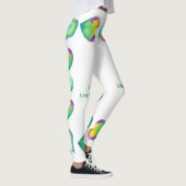 Minimalistisch romanticus Ik hou van je Valentijns Leggings (Rechts)