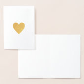 minimalistisch romantisch liefdeshart folie kaarten (Display)