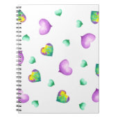 Minimalistisch Romantisch waterverf Notitieboek ha (Voorkant)