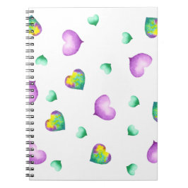 Minimalistisch Romantisch waterverf Notitieboek ha