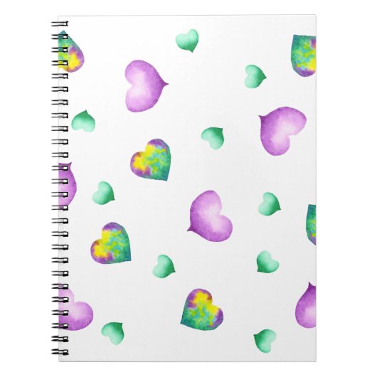 Minimalistisch Romantisch waterverf Notitieboek ha (Voorkant)