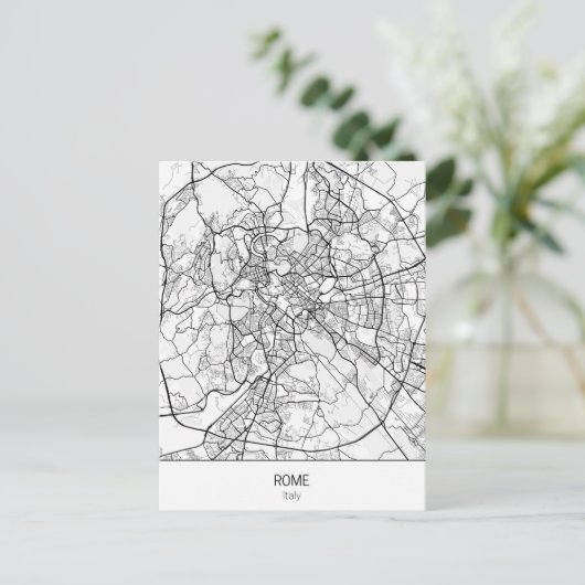 minimalistisch Rome Italië Briefkaart (Staand voorkant)