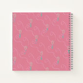 Minimalistisch ronddraaiboek voor bakkerij notitieboek (Achterkant)