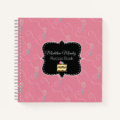 Minimalistisch ronddraaiboek voor bakkerij notitieboek (Voorkant)