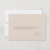 Minimalistisch rondlopen de Kaart van het Aisle-vo (Achterkant)