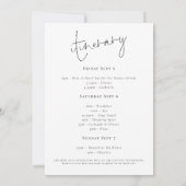 Minimalistisch rondwegweekend van de Hen Party om  Kaart (Achterkant)