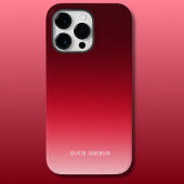 Minimalistisch rood Case-Mate iPhone case