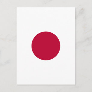 Minimalistisch rood cirkel ontwerp spiraal briefkaart
