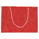 Minimalistisch rood geometrisch patroon elegant mo groot cadeauzakje (Achterkant)