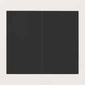 Minimalistisch rood grijs Verticaal Modern Visitekaartje (Binnenkant ongevouwen)