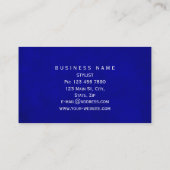 Minimalistisch rood vip Visitekaartje (Achterkant)