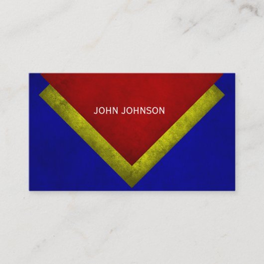 Minimalistisch rood vip Visitekaartje (Voorkant)