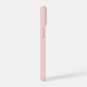 Minimalistisch Roos Custom Monogram iPhone 15 Case (Rechterkant)