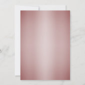 Minimalistisch Roos Gold Glitter-stuurprogramma's Kaart (Achterkant)