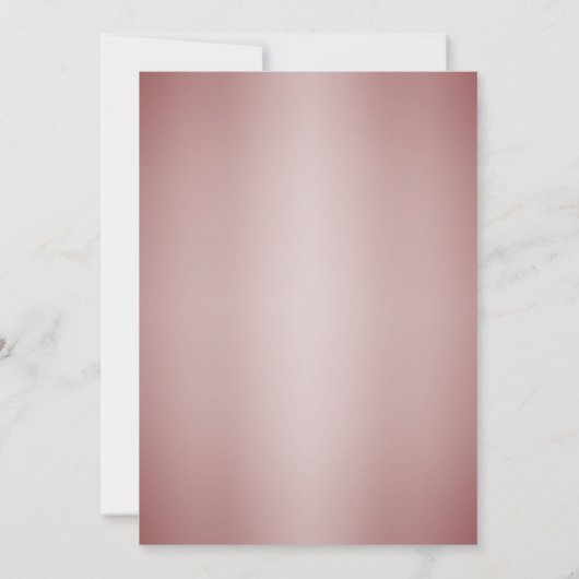 Minimalistisch Roos Gold Glitter-stuurprogramma's  Kaart (Achterkant)