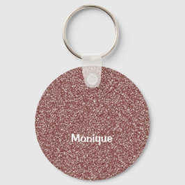 Minimalistisch Roos Gold Sleutelhanger